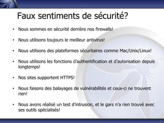 Securite applicative et SDLC - OWASP Quebec - 15 avril 2014 