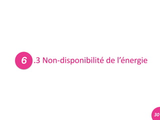 30	
  30	
  
.3	
  Non-­‐disponibilité	
  de	
  l’énergie	
  6
 