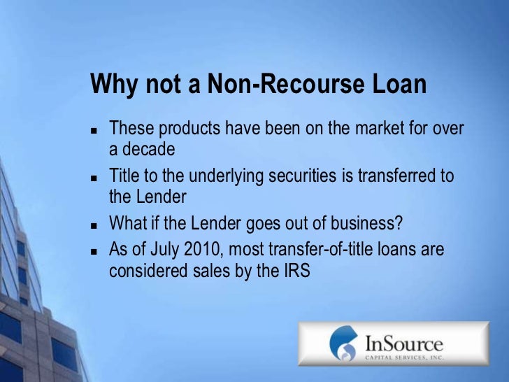 Securities Based Lending