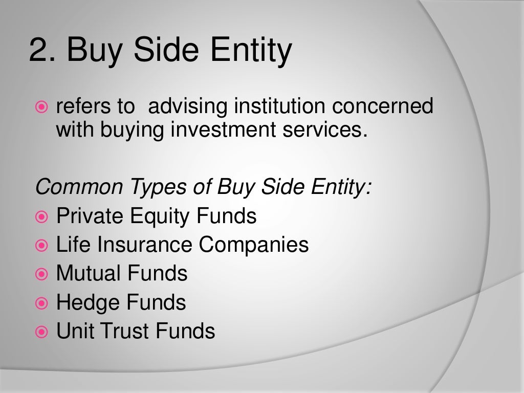 Securities firm vs. Investment banks (Capital Market)