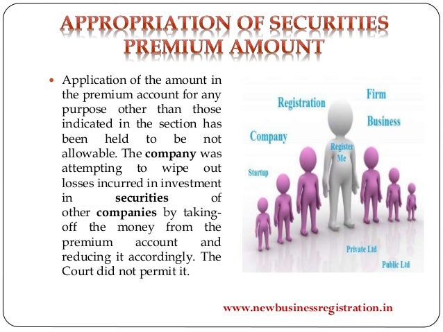 Securities Premium Account