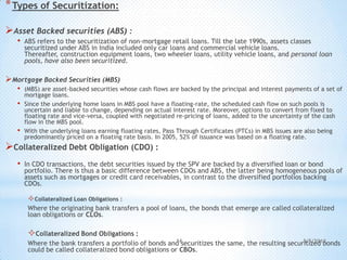 Securitisation | PPTX