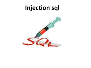 Injection sql
 