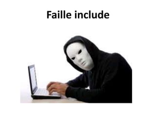 Faille include
 