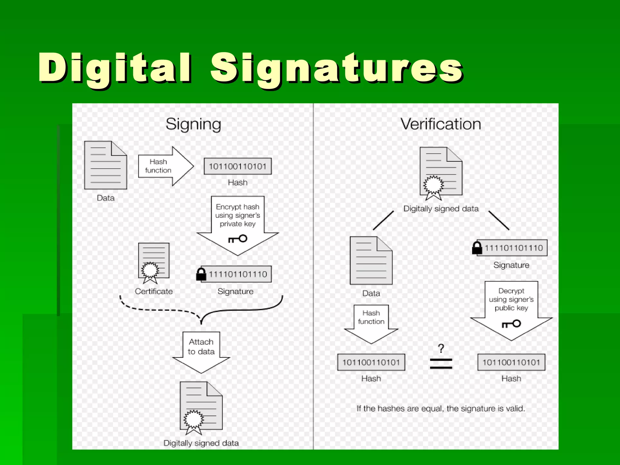 Digital Signatures 