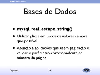 Segurança (in portuguese)