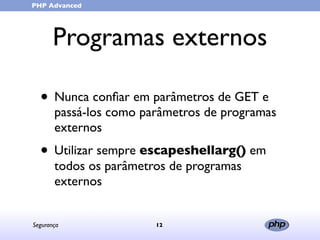 Segurança (in portuguese)