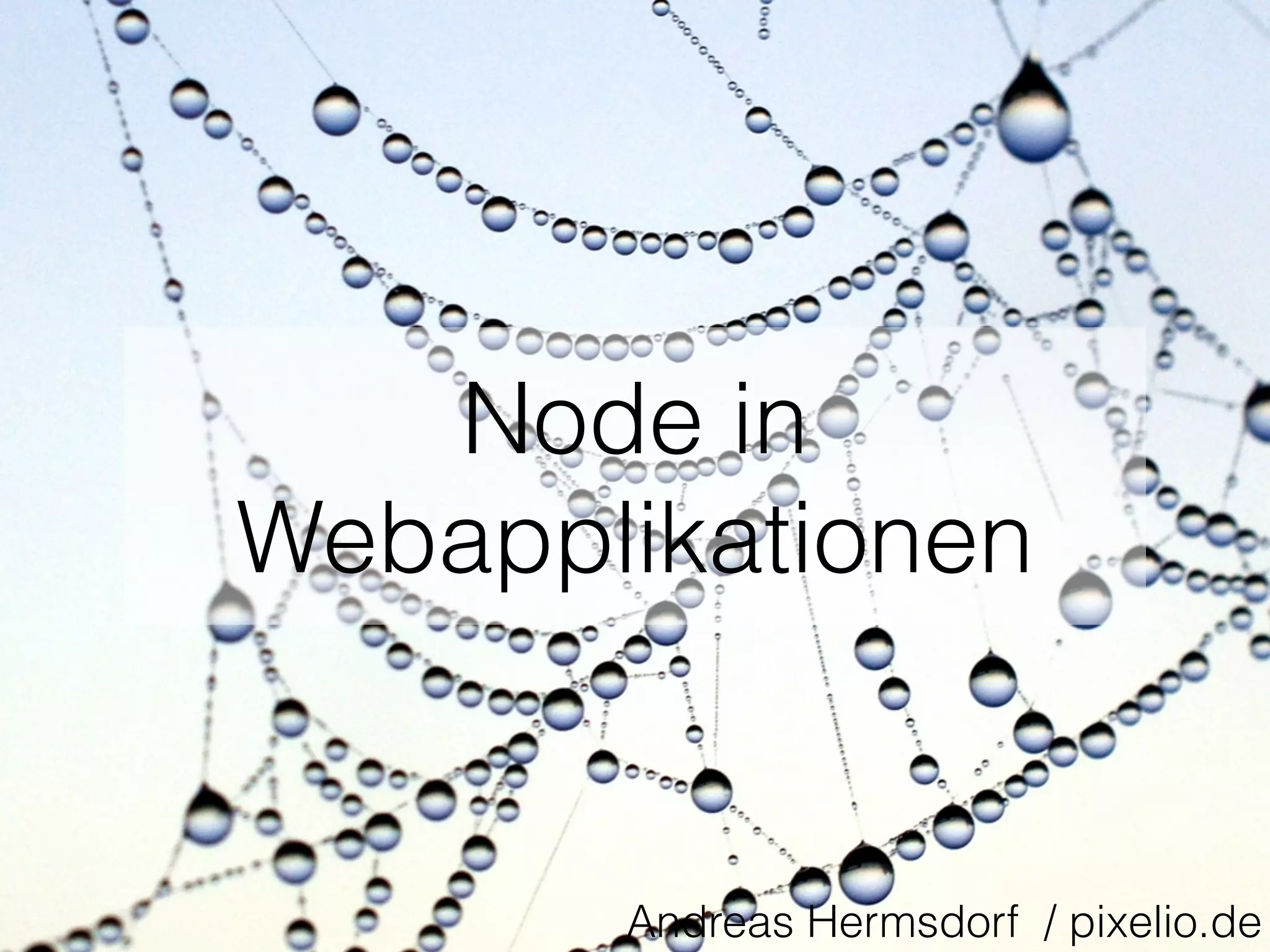 Node in
Webapplikationen
Andreas Hermsdorf / pixelio.de
 