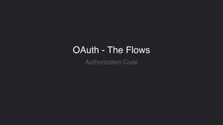 @joel__lord
#CPL18
Authentication Flows
Authorization Code
 