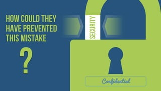 ?

security

How could they
have prevented
this mistake

 