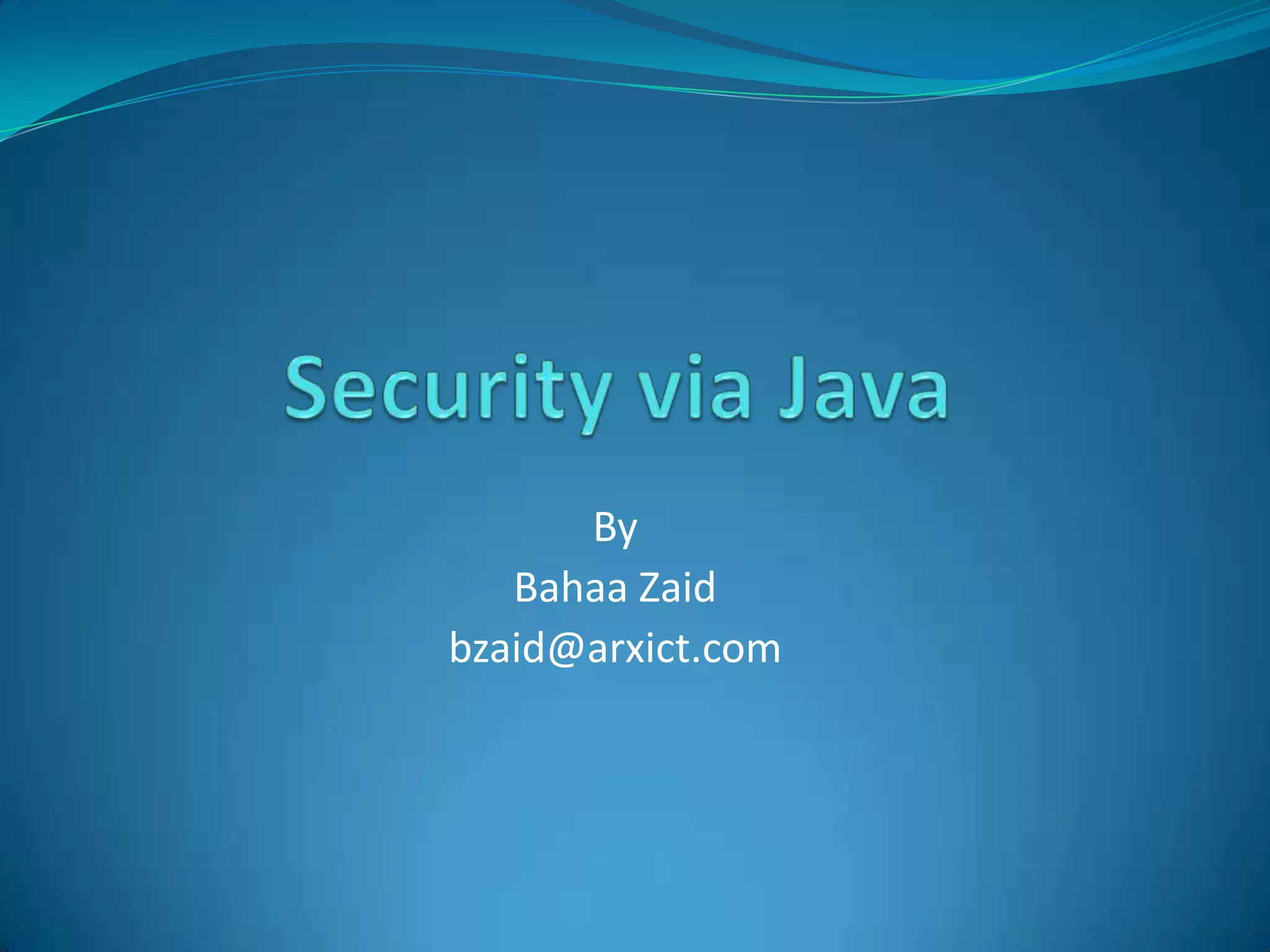 By
Bahaa Zaid
bzaid@arxict.com
 