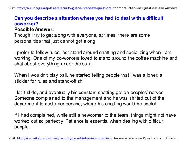 how to handle interview questions
