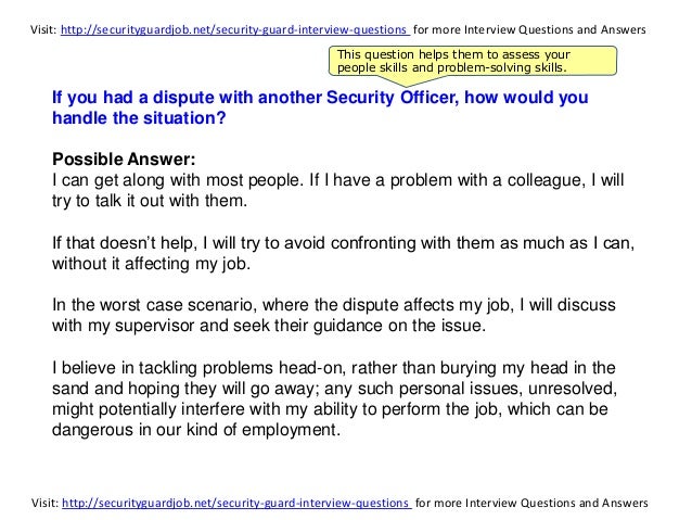 problem solving interview questions answers