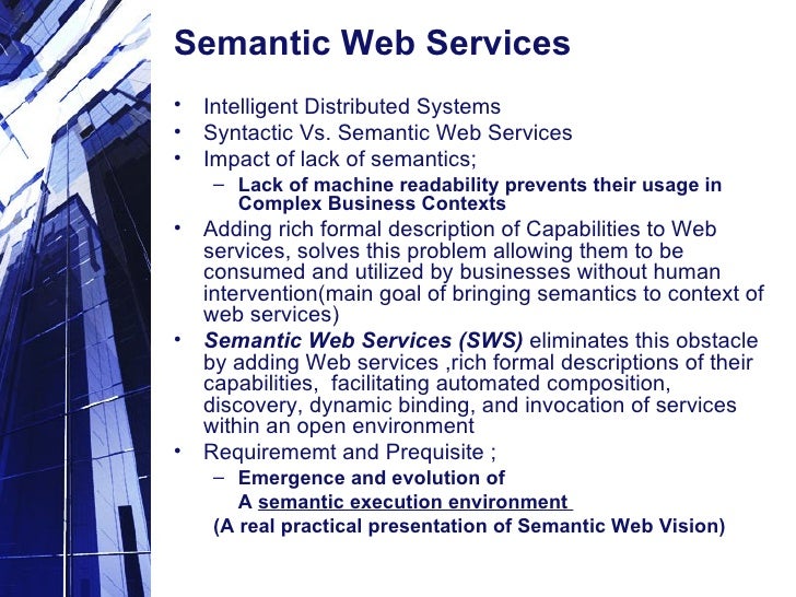 Research paper on semantic web services
