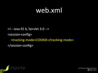 Secure Authentication and Session Management in Java EE | PPT