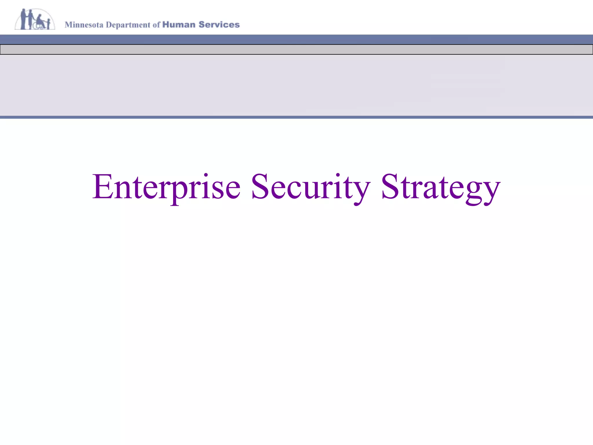 Enterprise Security Strategy 