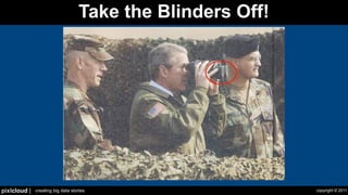 Take the Blinders Off!




pixlcloud |   creating big data stories                     copyright © 2011
 