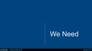 We Need

pixlcloud |   creating big data stories             copyright (c) 2011
 