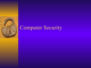 Computer Security 