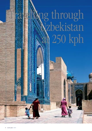 Security update 1/201316
Travelling through
Uzbekistan
at 250 kph
 