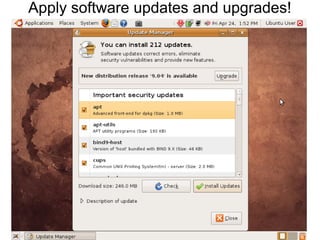 Make backups!
Example: centralized over network
 