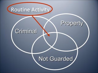Criminal Property Not Guarded Routine Activity 