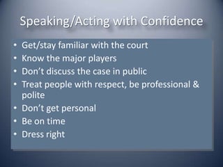 Security Administration Viii 3 Testifying In Court