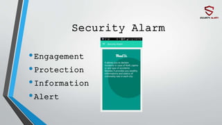 Security alarm application droidcon tunisia challenge 2015