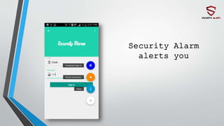 Security alarm application droidcon tunisia challenge 2015