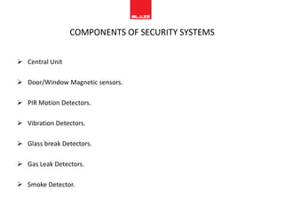 Hard wired alarms are usually thought of as a more reliable alarm system. These are the traditional alarm system whereby the sensors that trigger the alarm are connected to the alarm control panel by cables. There is no chance for inference, unlike a wireless system, however there will be considerable disruption during the installation as walls will need to be channeled and shirting and floorboards lifted.Advantages  of  Wired SystemDisadvantages of wired SystemInstalling a wired alarm system is that it generally requires less maintenance over time than a wireless system does. Because all the components are hard-wired into your home, there are no batteries to replace, which means the system is likely to be more reliable.