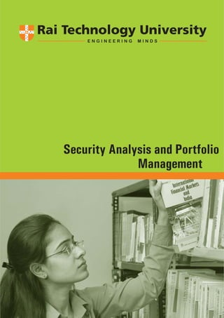 Security Analysis and Portfolio
Management
?
 