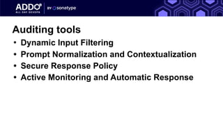 Security and auditing tools in Large Language Models (LLM).pdf