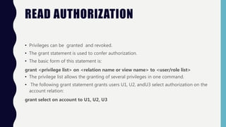 Security and Authorization | PPTX