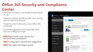 Security and compliance in Office 365 -Part 1 | PPTX