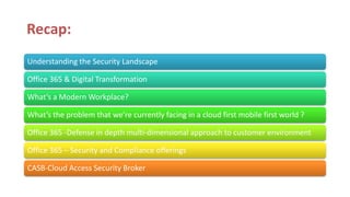 Security and compliance in Office 365 -Part 1 | PPTX