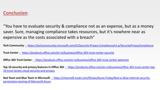 Security and compliance in Office 365 -Part 1 | PPTX