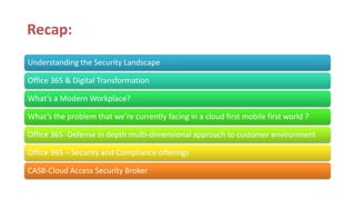 Security and compliance in Office 365 -Part 1