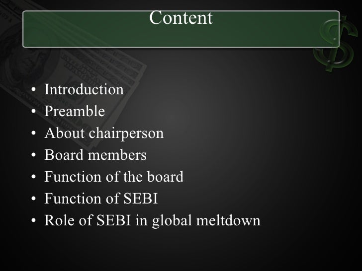role of sebi Sebi functions and roles pdf read this article to learn about the purpose, objective and functions of sebi purpose and role of sebi: sebi was set up with theexchange. role of sebi Sebi functions and roles pdf read this article to learn about the purpose, objective and functions of sebi purpose and role of sebi: sebi was set up with theexchange.