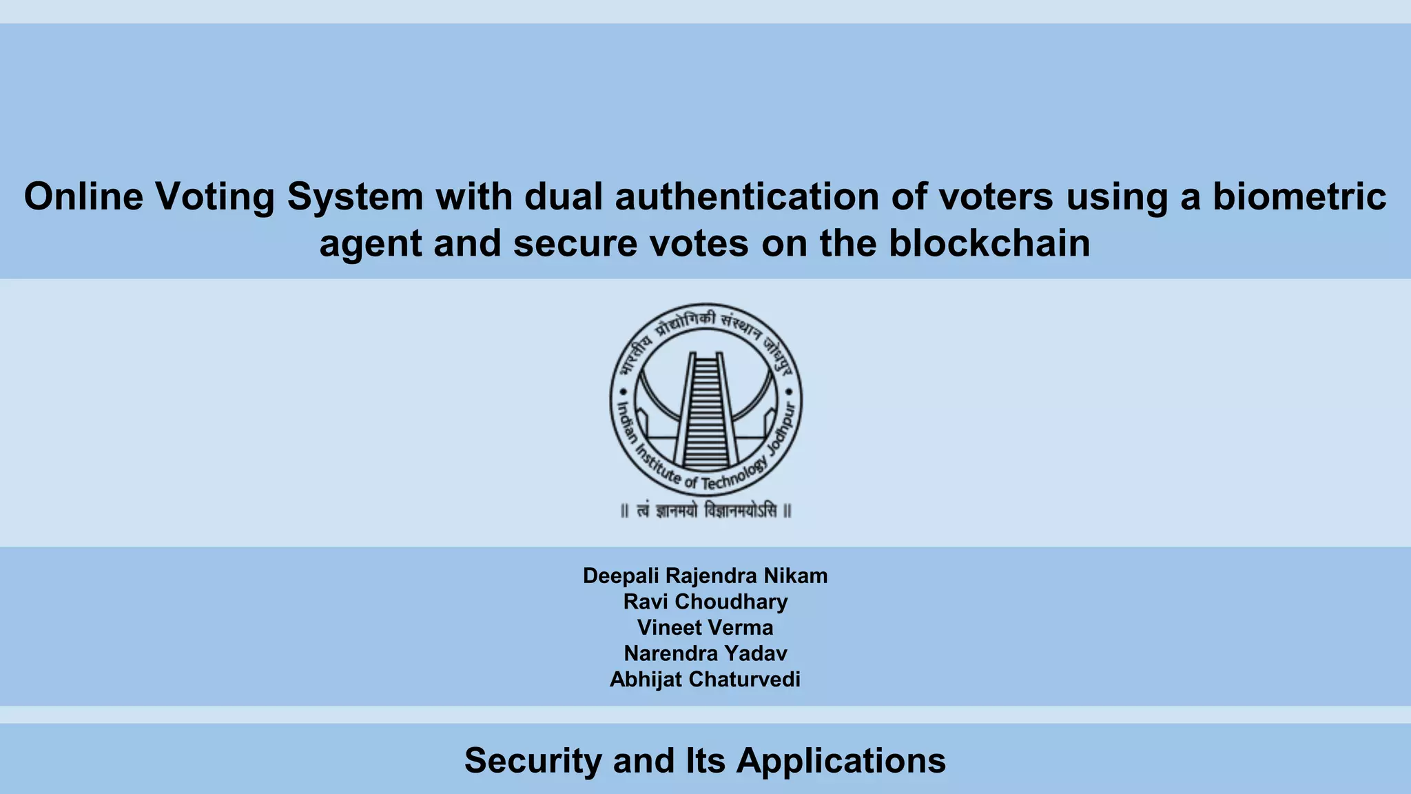 Online Voting | PPTX