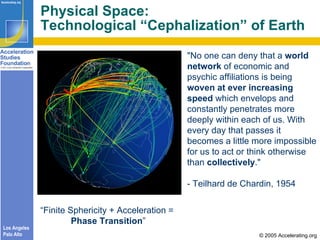 Physical Space:  Technological “Cephalization” of Earth &quot;No one can deny that a  world   network  of economic and psy...