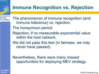 Immune Recognition vs. Rejection <ul><li>The phenomenon of immune recognition (and immune tolerance) vs. rejection. </li><...