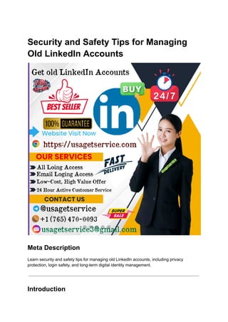 Security and Safety Tips for Managing Old LinkedIn Accounts.pdf