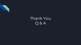Thank You
Q & A
 