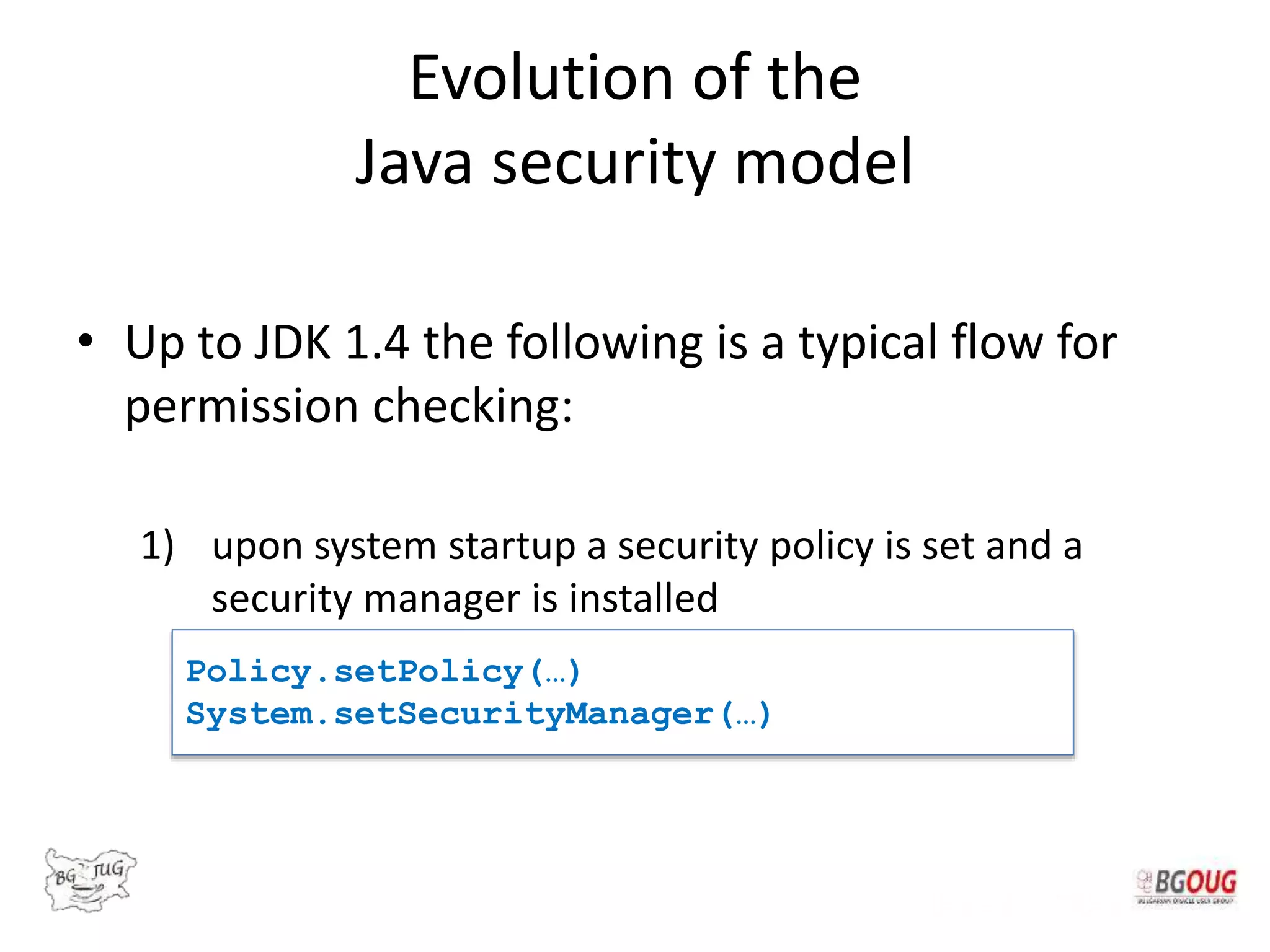 Security Architecture of the Java Platform (BG OUG, Plovdiv, 13.06.2015 ...