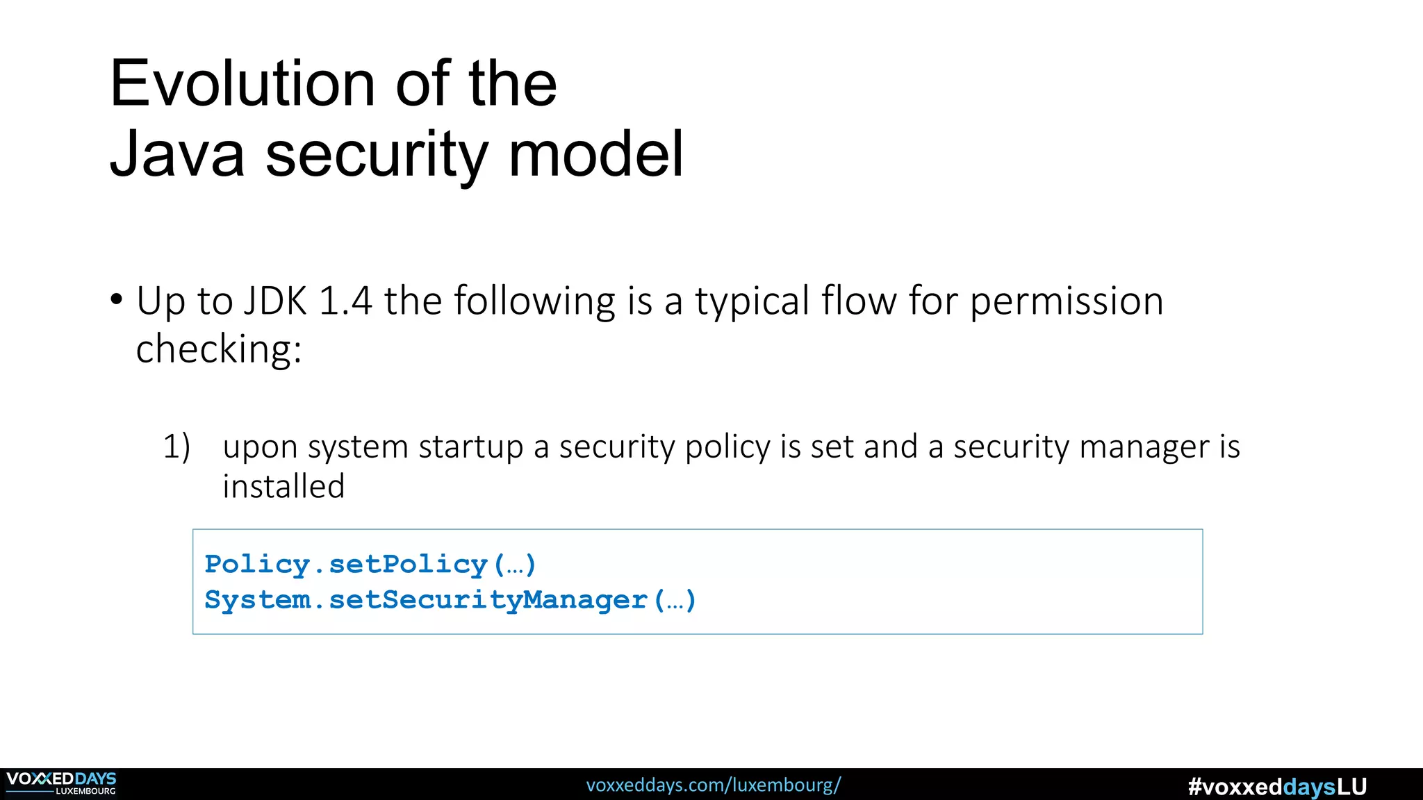 Security Architecture of the Java platform | PPTX