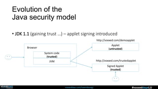 Security Architecture of the Java platform | PPTX