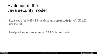 why java is called secure programming language | core... Security Architecture of the Java platform | PPTX