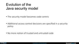 Security Architecture of the Java platform | PPTX
