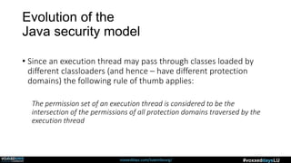 Security Architecture of the Java platform | PPTX