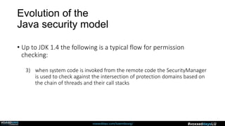 Security Architecture of the Java platform | PPTX